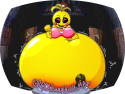 1girls animatronic blahblah866 chicken fat female five_nights_at_freddy's five_nights_at_freddy's_2 imminent_vore morbidly_obese_female robot scottgames toy_chica_(fnaf)