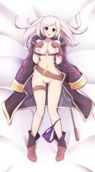 1girls alternate_costume bedroom bikini bodypillow breasts dakimakura_design female female_only fire_emblem fire_emblem_awakening fire_emblem_heroes fizintine nintendo official_alternate_costume purple_bikini purple_swimsuit robin_(female)_(summer)_(fire_emblem) robin_(fire_emblem) robin_(fire_emblem)_(female) soft solo swimsuit thighs wholesome