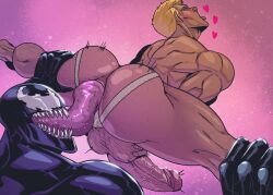 anthro balls bara bara_ass big_ass big_ass_(male) big_balls big_butt big_penis boner bubble_ass bubble_butt clint_barton dat_ass dat_butt dumptruck_ass dumptruck_butt erection fat_ass fat_butt gay hawkeye huge_ass huge_butt humanoid jockstrap large_ass large_butt male male_only marvel marvel_comics massive_ass massive_butt muscle_ass muscle_butt muscles muscular muscular_ass muscular_butt penis plump_ass plump_butt prehensile_tongue round_ass round_butt spread_legs tom_cray tongue_in_anus venom venom_(marvel)