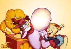 big_ass caronin98 cuphead:_the_delicious_last_course cuphead_(game) exposed_pussy female huge_ass hypnosis large_ass light_bug_(cuphead) mind_control ms._chalice oddmachine oddrich pink_skin tagme tagme_(artist) yuri