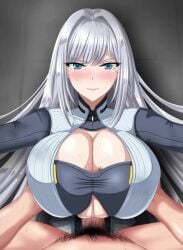 1boy 1girls alternate_breast_size alternate_version_available animated big_breasts blue_eyes blush breast_hold breasts cleavage color engulfing_paizuri ethel_(xenoblade) female fluids heroes_(xenoblade_3) huge_breasts juno_(pixiv32541104) large_breasts long_hair looking_at_viewer lowres male motion mp4 nintendo on_back paizuri paizuri_lead_by_male penis_in_breasts pov pov_eye_contact pov_paizuri pubic_hair shiny_skin shorter_than_10_seconds shorter_than_30_seconds silver_hair sound straddling straddling_paizuri straight sweat thrusting tip_peeking video xenoblade_(series) xenoblade_chronicles_3