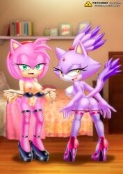 2girls amy_rose anthro anus ass bbmbbf bedroom bedroom_eyes big_ass big_breasts blaze_the_cat blush breasts domestic_cat erect_nipples eulipotyphlan felid feline felis female female_focus female_only gold_level hedgehog horny_female looking_at_viewer mammal mobius_unleashed multiple_girls naked nipples nude offering offering_to_viewer open_mouth palcomix pietros_secret_club presenting_anus presenting_ass presenting_breasts presenting_hindquarters presenting_pussy pussy seductive seductive_eyes seductive_look seductive_mouth seductive_smile sega sonic_(series) sonic_the_hedgehog_(series) tongue undressing