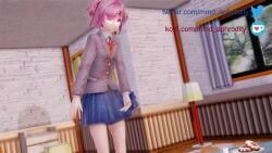 3girls animated aphro3d arms_up ass_expansion belly_expansion big_belly big_breasts blue_skirt bottle bouncing bow bra breast_expansion brown_hair bubble_ass bubble_butt classroom closed_eyes doki_doki_literature_club expanding female female_only green_eyes hourglass_expansion huge_ass huge_breasts inflation inflation_fetish jumping jumping_on_breasts monika_(doki_doki_literature_club) music natsuki_(doki_doki_literature_club) panties pink_bra pink_eyes pink_hair purple_eyes purple_hair scared school_uniform skirt smiling sound sound_effects sound_warning staring_at_duo staring_at_others tagme uniform video white_bow white_panties yuri_(doki_doki_literature_club)