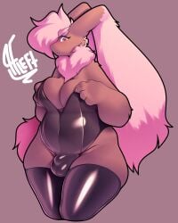 1futa 2022 alwaysfaceleft anthro balls big_breasts breasts brown_fur bulge bunnysuit clothed clothing flaccid fully_clothed furry futa_only futanari lopunny penis pokemon pokemon_(species) solo standing thick_thighs thighhighs wide_hips