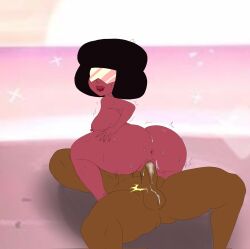 busty cum_in_pussy dark-skinned_male edit female female_focus garnet_(steven_universe) legoman nude nude_female nudity pantherxlt penis steven_universe tagme