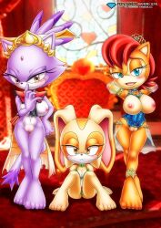 blaze the cat from archie comics by bbmbbf