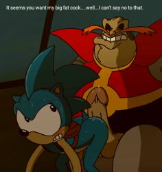 american_sonic ass ass_up bending_over big_penis blush buttjob classic_sonic classic_sonic_(universe) dr._eggman dr_robotnik furry gay hedgehog looking_back male/male parody penis satam_robotnik satam_sonic smaller_male sonic_(series) sonic_the_hedgehog sonic_the_hedgehog_(archie) sonic_the_hedgehog_(series) spanky15 squatting sweat