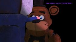 3d_(artwork) animatronic balls bonnie_(fnaf) dialogue digital_media_(artwork) duo five_nights_at_freddy's freddy_(fnaf) genitals hi_res imminent_sex kneeling lagomorph leporid looking_at_genitalia looking_at_penis machine male male/male male_only mammal penis rabbit robot scottgames sky_chaser source_filmmaker ursid video_games