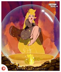 bubble don_bluth dragon's_lair floating in_bubble omorashi panty_bulge pantyshot pee_everywhere pee_steam peeing peeing_inside peeing_on_floor phinci piss_everywhere princess_daphne urinating_female urine urine_flood urine_in_container urine_puddle watersports