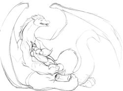 1boy anal anal_insertion anus ball_fondling balls cum cum_on_self dildo dragon greyscale hair insertion male male_only masturbation penis scalie sex_toy sketch solo tail tongue tongue_out translucent twile wings wolfblade