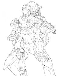 1boy 1girls 2010 2d alien anal anal_sex anus armor balls ballsack bumpy_penis catherine-b320 cloaca fangs female female_human female_spartan_(halo) femsub full-face_helmet halo_(series) halo_reach helmet_girl human kat-b320 male male_sangheili_(halo) maledom methados monochrome penetration penis penis_in_anus pussy rape sangheili scrotum sex shaved_crotch size_difference spartan_(halo) spartan_iii_(halo) stand_and_carry_position straight testicles white_eyes xenophilia