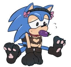 anthro classic_sonic crossdressing femboy furry sonic_the_hedgehog