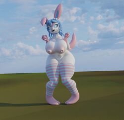 big_breasts breasts eeveelution female kevzep1 pokémon_(species) pokemon pokemon_(species) sylveon tagme