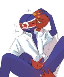 china_(countryhumans) countryhumans cumming fingering gay hentai north_korea_(countryhumans) porn