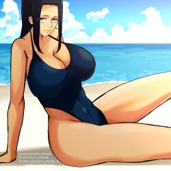 attack_on_titan big_breasts breasts cleavage frieda_reiss leotard luna_phreak swimsuit thighs