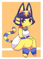 animal_crossing ankha breasts female nintendo oni_punch tagme