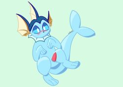 absurd_res animal_genitalia animal_penis blush cerealbowlsystem eeveelution genitals hi_res male male_only male_vaporeon nintendo penis pokémon_(species) pokemon solo vaporeon video_games