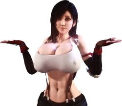 1girls 3d 3d_(artwork) abs alternate_breast_size athletic athletic_female bare_shoulders big_breasts big_hips black_hair breasts brown_hair brunette busty cleavage clothed clothed_female curvaceous curvy curvy_figure dark_hair digital_media_(artwork) eyebrows eyelashes eyes female female_focus female_only final_fantasy final_fantasy_vii fingerless_gloves fit fit_female gloves hair highres hips hourglass_figure huge_breasts human human_female human_only human_solo hyper hyper_breasts large_breasts legs light-skinned_female light_skin lips looking_at_viewer mature mature_female midriff nipples nose red_eyes shrug shrugging solo solo_female thick thick_legs thick_lips thick_thighs thighs tifa_lockhart top_heavy upper_body vaako virt-a-mate virtamate voluptuous waist wide_hips