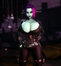 1girls 3d 3d_(artwork) alternate_breast_size areola_slip areolae areolae_slip big_breasts black_bodysuit black_widow_(cosplay) blue_body blue_skin bodysuit breasts breasts_bigger_than_head cleavage clothed clothed_female elf elf_ears elf_female elf_girl female female_only female_solo fingerless_gloves garry's_mod gloves hair heterochromia hips hourglass_figure huge_breasts humanoid large_breasts lips long_ears long_pointy_ears looking_at_viewer marvel marvel_cinematic_universe marvel_comics nipple nipple_slip open_clothes pointy_ears purple_hair short_hair skin_tight slim_waist small_waist solo solo_female soria thick_lips thighs thin_waist tight_clothing tiny_waist unreal_tournament unzipped unzipped_bodysuit upper_body vaako virtamate voluptuous waist wasp_waist wide_hips