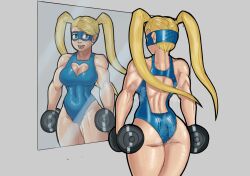 1girls abs ass big_ass breasts cleavage female female_only flbl muscles muscular muscular_female rainbow_mika solo street_fighter