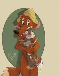 br'er_fox br'er_rabbit disney fox gay male/male male_only penis rabbit song_of_the_south tagme testicles