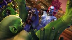 1boy 1girls 3d abs amazon_position animated bombowykurczak female femdom male male/female no_sound orc orc_male orced orgrimmar orgrimmar_grunt partially_clothed penetration red_hair tagme tagme_(character) troll_(warcraft) troll_female vaginal_penetration video warcraft world_of_warcraft