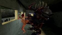 3d anal animated belly big_ass big_balls big_belly big_breasts big_butt big_penis bouncing_breasts devilmask female fluids mass_effect monster monster_cock monster_penetrating monster_rape mp4 naked nude nude_female red_hair room saliva saliva_string sex sfm short_hair sound source_filmmaker tagme video