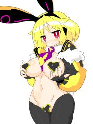 alternate_version_available breasts bunny_ears bunny_girl bunny_tail bunnysuit disgaea disgaea_5 disgaea_rpg future_usalia gloves large_breasts mutsuki_(suzumayu) nippon_ichi_software pasties reverse_bunnysuit skimpy_clothes thighhighs usalia_(disgaea)