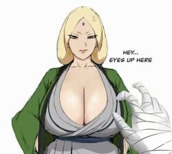 2022 alternate_hairstyle anger_vein angry angry_eyes angry_face annoyed arm_wraps bandaged_arm bandages big_breasts blonde_female blonde_hair boruto:_naruto_next_generations breast_focus breasts brown_eyes bulging_breasts bust busted busty caught caught_in_the_act clavicle cleavage clothed clothed_female coat collarbone condescending deep_cleavage dialogue disgusted disgusted_expression disgusted_look earrings english_text eyes_up_here eyes_visible_through_hair female female_focus forehead_jewel fourth_wall front_heavy_breasts gilf green_clothing half-closed_eyes hand hand_gesture hand_wraps handwraps heavy_breasts hokage hoop_earrings huge_breasts huge_cleavage human imminent_breast_grab kunoichi large_breasts long_cleavage long_hair looking_at_viewer male_pov massive_breasts mature mature_female milf my_eyes_are_up_here narrowed_eyes naruto naruto_(series) naruto_shippuden neck ninja older_female orange_eyes pout pov reaching shinobi shounen_jump staring_at_breasts talking_to_another text tsunade unseen_character unseen_male_face upper_body uzumaki_naruto venus_body waist_wrap white_background wide_sleeves wrapped_arms wrapped_hands wraps yellow_hair zetomeso