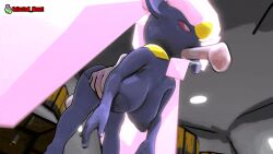 animated blowjob diancie duel_penetration infected_heart penetration pokemon pokemon_(species) spitroast vaginal_penetration