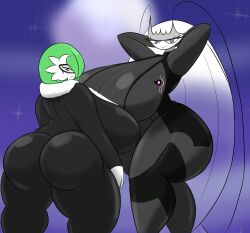 anthro armpits big_ass big_breasts gardevoir huge_ass huge_breasts igphhangout pheromosa pokémon_(species) pokemon pokemon_(species) tagme zero_suit_pheromosa