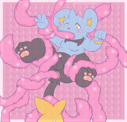 1boy male male_only penis pokemon shinx solo tentacle ursofofinho