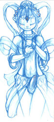 1boy anthro blush bulge closed_eyes cute erection fantasy feline fur furry lion magic male male_only mudra mystic narffet panties penis solo underwear