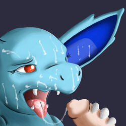 cum cumshot facial female human nidorina nyar orgasm penis pokemon pokephilia red_eyes