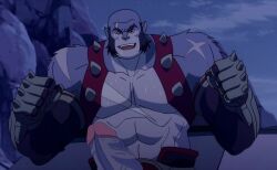 armor balls boner edit edited editfag erection genitals male male_only panthro penis retracted_foreskin screencap screenshot screenshot_edit smiling solo solo_male thundercats thundercats_2011 uncut unknown_artist