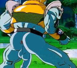 alien anus armor ass ass balls dragon_ball drawfag drawthread_request edit edited editfag erection from_behind general_rilldo genitals male male_only penis retracted_foreskin screencap screenshot screenshot_edit uncut unknown_artist