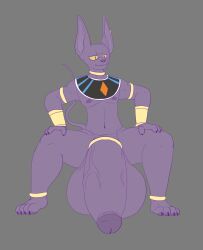 accessory anthro avenaked balls beerus big_balls big_penis cock_ring dragon_ball dragon_ball_super flaccid genitals hi_res huge_balls huge_cock hyper hyper_balls hyper_genitalia hyper_penis jewelry male male_focus male_only mostly_nude nipples penis penis_accessory penis_jewelry solo