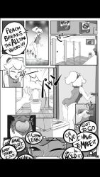 bladder comic comic_page mario_(series) mario_and_sonic_at_the_olympic_games omorashi part_of_a_set phinci princess_peach tagme x-ray