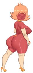 1girls big_ass big_breasts big_butt cartoon_network coldarsenal crystal_thots female gem_(species) hair_over_eyes off_colors_(steven_universe) padparadscha_(steven_universe) shortstack solo solo_female steven_universe steven_universe_future tagme thick_thighs