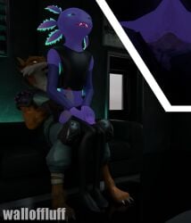 amphibian anthro axo_(fortnite) axolotl bodily_fluids bottomwear canid canine clothing cum cum_inside duo epic_games fennix_(fortnite) footwear fortnite fox genital_fluids genitals leaking_cum male male/male male_penetrated male_penetrating male_penetrating_male mammal mole_salamander on_lap orgasm penetration penis salamander_(amphibian) sex sitting_on_lap skirt socks video_games walloffluff xray_view