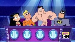 aquaman balls batman batman_(series) bruce_wayne clark_kent dc dc_comics drawfag drawthread_request edit edited editfag erection female genitals male male_focus muscular_male naked nude penis retracted_foreskin screencap screenshot screenshot_edit superman superman_(series) teen_titans_go uncut wonder_woman wonder_woman_(series)