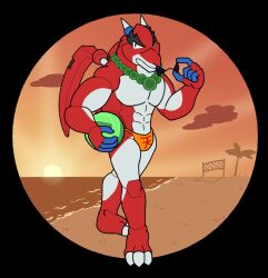 beach dragon magma_dragoon male mega_man_x