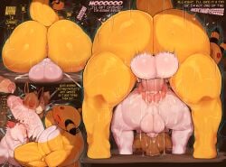 2020 absurd_res ampharos anal anal_sex anthro anus ass backsack balls big_balls big_butt big_dom_small_sub big_penis bodily_fluids claws cum cum_in_ass cum_inside dominant eevee english_text forced genital_fluids genitals group group_sex hi_res huge_balls huge_cock hyper hyper_anus hyper_balls hyper_genitalia hyper_penis living_condom looking_pleasured male male/male male_only male_penetrated male_penetrating male_penetrating_male mammal mind_break nintendo overweight penetration penile penile_penetration penis pokémon_(species) pokemon pokemon_(species) rape reckless_sex role_reversal sex size_difference slave sound_effects sweat syuro text too_much train_position translated video_games zangoose