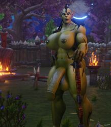 1futa 3d forest futa_only futanari grokasha_ironfang horde horde_(warcraft) horde_futa horde_symbol muscular_futanari orc orc_(warcraft) orc_futanari solo solo_futa ts_jendana warcraft weapon world_of_warcraft