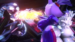 3d 3d_(artwork) big_ass big_breasts blaze_the_cat breasts bubble_butt female huge_ass palisal sega sonic_(series) sonic_the_hedgehog_(series) tagme