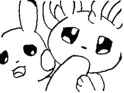 animated anthro collaborative collaborative_fellatio collaborative_sex digital_media_(artwork) duo erection fellatio gay genitals gif group male male/male minccino mincheeto nintendo oral penile penis pikachu pixel_art pokémon_(species) pokemon pokemon_(species) sex trio video_games