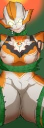 cropped crying erect_nipples grigio_gets_raped large_breasts minato_asahi_(grigio) tentacle thorns ultraman_(franchise) ultraman_r/b ultrawoman_grigio