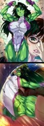 1girls 2022 abs ahe_gao armpits barefoot biceps big_breasts big_penis cameltoe defeat defeat_sex defeated defeated_heroine erect_nipples erect_nipples_under_clothes feet_out_of_frame glasses green_eyes green_hair green_skin heroine huge_breasts huge_penis injury instant_loss_2koma juggernaut large_breasts large_penis larger_female leotard long_sleeves marvel marvel_cinematic_universe marvel_comics muscle muscle_tone muscles muscular muscular_female rape saliva she-hulk six_pack smash_daisaku stomach_bulge superheroine tagme tall_female taller_female taller_girl thick_ass thick_thighs triceps