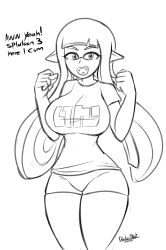 1girls clothed dodo-bot inkling_girl nintendo sketch solo splatoon tagme