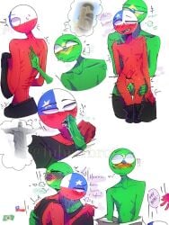 2boys big_penis blowjob blush blushing brachi brazil brazil_(countryhumans) chile chile_(countryhumans) cock countryhumans dick erect_penis erection fuhrerbrot gay gay_sex male male_focus male_only penis sex stickman tagme text text_bubble yaoi